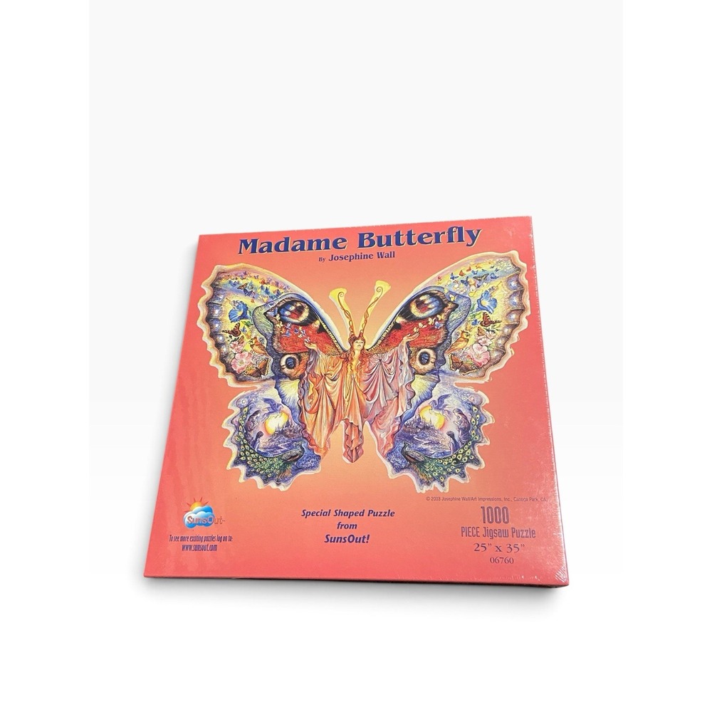 SunsOut Madame Butterfly Josephine Wall 1000 Piece Puzzle New Sealed 06760 2003